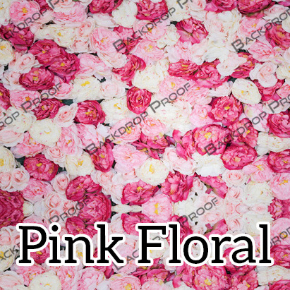 Pink Floral Backdrop